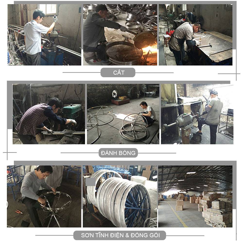 Quy trình sản xuất nội thất sắt