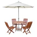 Bộ bàn Bali 4 ghế xếp Gapang