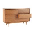 Tủ ngăn kéo 6 ngăn Portobello phong cách Vintage gỗ tự nhiên