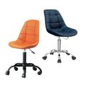 Ghế xoay bọc nệm Eames chân thép