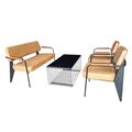 Bộ bàn ghế sofa Aldo khung thép