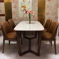 Bộ bàn ăn Concord 4-6-8 ghế Grace không tay