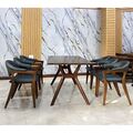 Bộ bàn ăn 4-6 ghế Monzo gỗ Ash