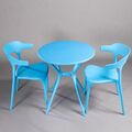 Bộ bàn tròn 2-4 ghế Iris 01 nhựa PPBộ bàn tròn 2-4 ghế Iris 01 nhựa PP