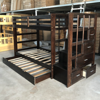 Giường tầng XK Newport 1m/1m hộc kéo hông