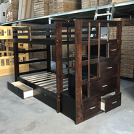 Giường tầng XK Newport 1m/1m hộc kéo hông