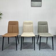 Ghế bọc nệm Plato chân thép