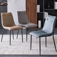 Ghế bọc nệm Ventura chân thép