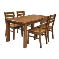 Bộ bàn ăn 4-6 ghế Elburg gỗ xoan đào