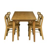 Bộ bàn ăn 4-6 ghế Viva mặt gỗ