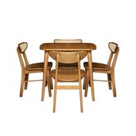 Bộ bàn vuông 2-4 ghế Viva mặt gỗ