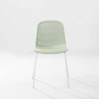 Ghế tựa Rombi lưng nhựa chân thép