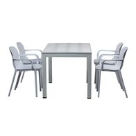 Bộ bàn dài Gardia nhựa PP đúc