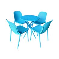 Bộ bàn 2-4 ghế không tay Gardia nhựa PP đúc