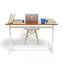 Bộ bàn Rec-Z trắng màu cánh gián và ghế Eames chân gỗ trắng