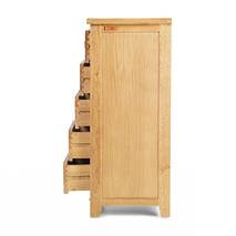 Tủ 7 ngăn kéo ngang Rustic gỗ sồi