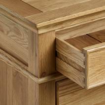 Tủ đầu giường 2 ngăn Classic gỗ sồi