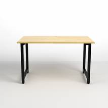 Bộ bàn Rec-T đen và ghế Eames