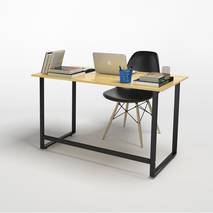 Bộ bàn Rec-F đen và ghế Eames đen