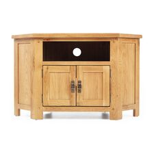 Tủ TV góc Rustic gỗ sồi