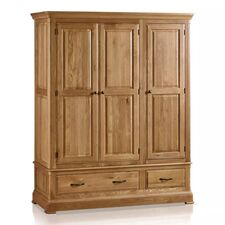 Tủ áo 3 cánh Canterbury gỗ sồi
