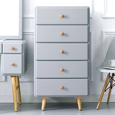 Tủ 5 ngăn kéo đứng Rora - Grey