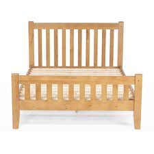 Giường đôi Rustic gỗ sồi