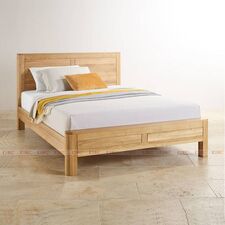 Giường đôi Romsey gỗ sồi