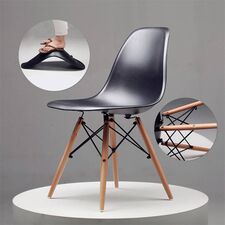 Ghế café Eames chân gỗ