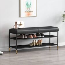 Ghế giày AK005 chân bịt đồng