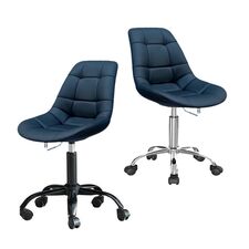 Ghế xoay bọc nệm Eames chân thép
