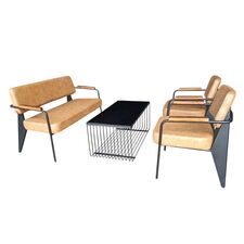 Bộ bàn ghế sofa Aldo khung thép