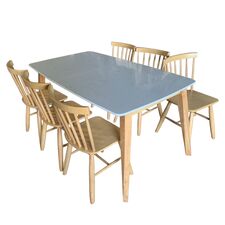 Bộ bàn ăn mặt đá 4-6 ghế Pinnstol