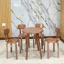 Bộ bàn ăn tròn 2-4 ghế Stool