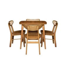 Bộ bàn vuông 2-4 ghế Viva mặt gỗ