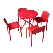 Bộ bàn 2-4 ghế Lido nhựa PP đúc