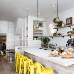 Ghế bar lưng thấp Tolix decor 1