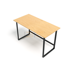 Bộ bàn Oak-F đen vân sồi và ghế IB505