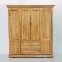 Tủ áo Pano 4 cánh gỗ sồi 1m8-2m