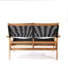Bộ sofa đan dây Kingmens gỗ keo lau dầu 3