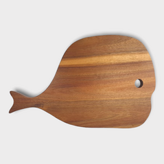 Khay thớt gỗ hình con cá D01050