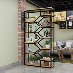 Kệ trưng bày NK014 mặt gỗ