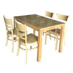 Bộ bàn ăn 4-6-8 ghế Ulsan mặt gỗ