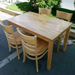 Bộ bàn ăn 4-6-8 ghế Ulsan mặt gỗ