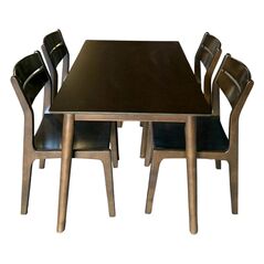 Bộ bàn ăn 4-6-8 ghế Vega măt gỗ