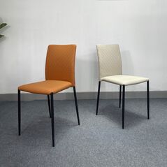 Ghế bọc nệm Plate chân thép