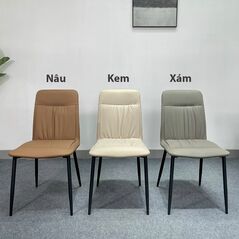Ghế bọc nệm Plato chân thép