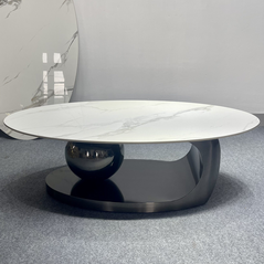 Bàn trà inox Conti mặt đá ceramic