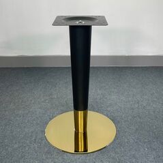 Bàn tròn mặt viền Lynda chân inoxBàn tròn mặt viền Lynda chân inox