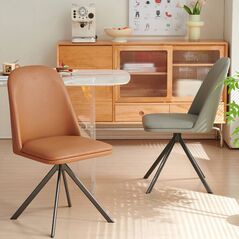 Ghế bọc nệm yên xoay Grexi chân thép